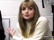 Hot babe busted with tons of stolen dildos