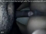 White girl can't handle that BBC Dick