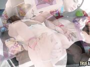 TRUE ANAL BFF butt fucking with Maria and Anastasia