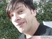 Sexy redhead housewife got bored at home