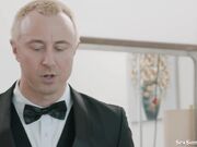 Ebony bride cheating on her wedding day