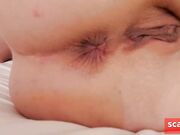 Dirty Talking Blonde Loves Anal with her Sex Toy