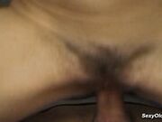 Skinny hairy mature gets fucked