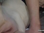 Poolside anal fuck for German granny