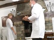 Mature patient double pussy fisted