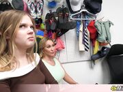 Horny MILF and her cute stepdaughter