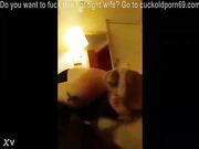 Busty Wifey Devours Huge Cock