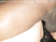 Gorgeous wife rides bbc cock till creampie – homemade tape