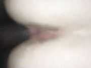 busty BBW wife taking BBC like a slut