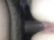 busty BBW wife taking BBC like a slut