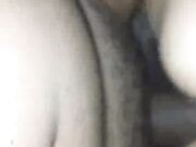 busty BBW wife taking BBC like a slut