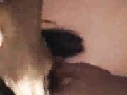 Black guy buttfucking my wife in her purple panties