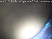 hot amateur blonde babe plays with bbc