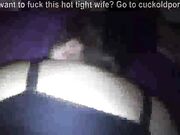 hot amateur blonde babe plays with bbc