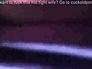 hot amateur blonde babe plays with bbc