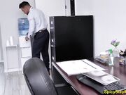 The new boss is a nymhp MILF sex machine