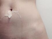 Hotgirl's Premature Cumshot Against The Wall