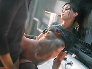 Ellie X William Secretly Fucking In The Bathroom