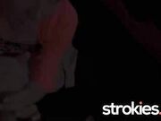 Strokies Ginger teen Kierra Wilde jerking cock