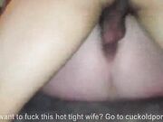 Young Milf Gets BBC Creampie