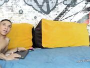 Straight Guy Savoring Shemale's Dick