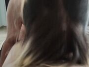 Small-Titted Celebrity Sucks a Big Cock