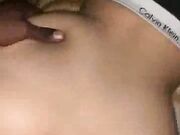 Filthy white wife loving her four black cocks