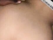 Filthy white wife loving her four black cocks