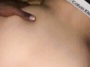 Filthy white wife loving her four black cocks