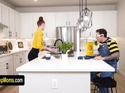 Stepmom having her first anal experience