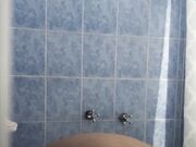 Mikushan takes a shower