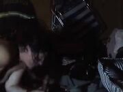 Lovely Busty Blonde Wife orgasming with BBC