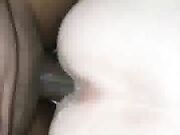 Hot blonde torments her cuckold with big black man