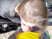 I picked up a gorgeous hooker and fucked her in my car.