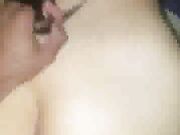 Hot wife squirts while watching porn