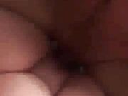 busty BBW wife taking BBC like a slut