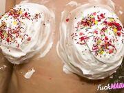 Big Tits German MILF's Easter Treat