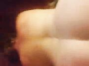 Black guy buttfucking my wife in her purple panties