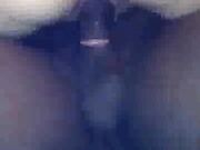 Filthy white wife loving her four black cocks