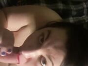 BBW Amateur Gets a Romantic Facial