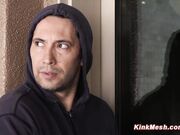 Guy rough fucks bound thief