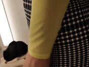 Blonde Teen's Public Undressing in a Store - Amateur Solo Webcam Show