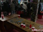 Tattooed babe zippered and fucked