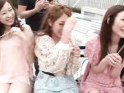 Uncensored Japanese Blowbang Orgy