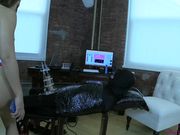 Brat Princess – Sara Luvv – C0w Worships Feet while Machine Edged