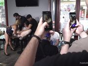 Public anal destruction of curvy slave Stella Cox