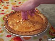 Busty mature housewife Cory Chase bangs stepson for fucking her pumpkin pie