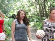 Purecfnm - Chantelle Fox, Crystal Coxxx, Ruby Ryder - Can I Have My Ball