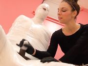 Teaseandthankyou - White Wrap Tease