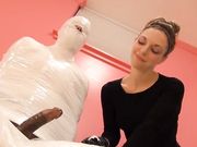 Teaseandthankyou - White Wrap Tease